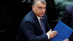 Hungary's Prime Minister Viktor Orban arrives on the second day of the EU Summit in Brussels, Belgium,