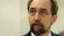 United Nations High Commissioner for Human Rights Al Hussein arrives for the 31st session of the Human Rights Council in Geneva