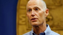 Florida Gov. Rick Scott speaks at a press conference about the Zika virus in Doral, Florida, U.S. on August 4, 2016.