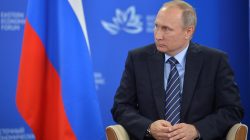 Russian President Vladimir Putin meets Japanese Prime Minister Shinzo Abe in Vladivostok