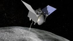 Artist rendering of NASA's OSIRIS-REx spacecraft is seen in an undated handout image
