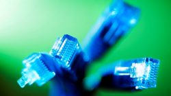 nternet LAN cables are pictured in this photo illustration taken in Sydney June 23, 2011. Australia cleared a key hurdle on Thursday in setting up a $38 billion high-speed broadband system after phone operator Telstra agreed to rent out its network for the nation's biggest infrastructure project in decades.