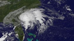 Map of Tropical Storm Julia