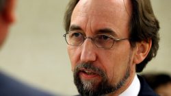 United Nations High Commissioner for Human Rights Zeid Ra'ad Al Hussein attends the 33rd session of the Human Rights Council at the U.N. European headquarters in Geneva, Switzerland,