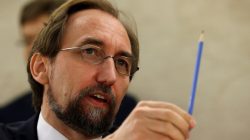 United Nations High Commissioner for Human Rights Zeid Ra'ad Al Hussein attends the 33rd session of the Human Rights Council at the U.N. European headquarters in Geneva, Switzerland, September 13, 2016.