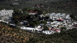 Migrant camp in Greece