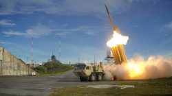 A Terminal High Altitude Area Defense (THAAD) interceptor is launched during a successful intercept test, in this undated handout photo provided by the U.S. Department of Defense, Missile Defense Agency. U.S. Department of Defense,