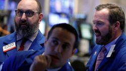 raders work on the floor of the New York Stock Exchange (NYSE) in New York City, NY,