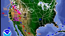 weather map from Noaa weather service 12-9-16