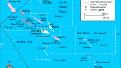 map of Solomon Islands