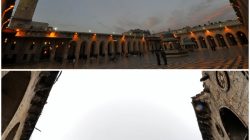A part of Aleppo before and after the war