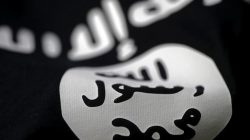 FILE PHOTO: An Islamic State flag is seen in this picture