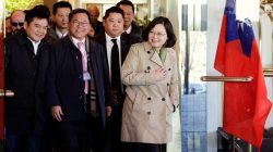 Taiwan President Tsai Ingwen visiting Texas