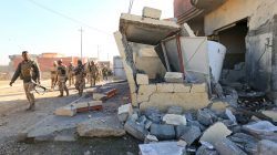 Iraqi soldiers in Mosul