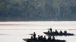 Brazil army soldiers on border with Colombia to combat drug trade