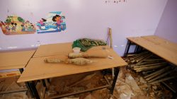 grenades left by Islamic State at children's school