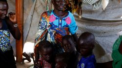 South Sudan mother reunited with her children