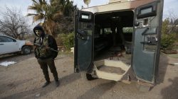 rebel fighter on outskirts of al-Bab Syria