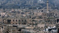 A view shows the damage in the Old City of Aleppo as seen from the city's ancient citadel, Syria January 31, 2017. REUTERS/Omar Sanadiki