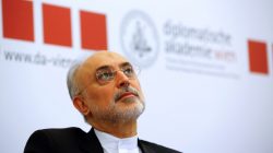 Head of the Iranian Atomic Energy Organization Ali Akbar Salehi attends the lecture "Iran after the agreement: Hopes & Concerns" in Vienna, Austria, September 28, 2016. REUTERS/Leonhard Foeger