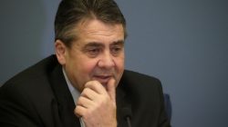 German Foreign minister Sigmar Gabriel speaks during a news conference in Riga, Latvia, March 1, 2017. REUTERS/Ints Kalnins
