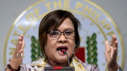 Philippine Senator Leila de Lima gestures during a news conference at the Senate headquarters in Pasay city, metro Manila, Philippines September 22, 2016. Picture taken September 22, 2016. REUTERS/Romeo Ranoco