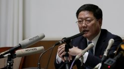 North Korean diplomat Pak Myong Ho attends a news conference in Beijing, China, March 16, 2017. REUTERS/Jason Lee