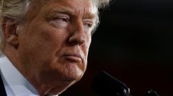 U.S. President Donald Trump delivers remarks at the American Center for Mobility for American Manufactured Vehicles in Ypsilanti Township, Michigan, U.S. March 15, 2017. REUTERS/Jonathan Ernst