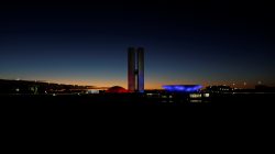A general view of Brazil's National Congress during sunrise in Brasilia, Brazil March 13, 2017. REUTERS/Ueslei Marcelino
