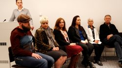 Clint Payne, brother of Westminster Bridge attack victim Melissa Cochran, speaks at a news conference at New Scotland Yard, in London, Britain,