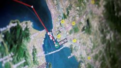 An Eikon ship-tracking screen shows the position of the North Korean ship Kum Ya off Penang March 29, 2017. REUTERS/Thomas White/Illustration