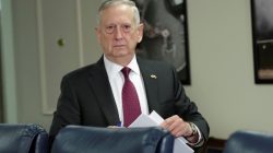 U.S. Defense Secretary James Mattis arrives as his meeting with Ajit Doval, National Security Advisor of India, at the Pentagon in Washington, U.S., March 24, 2017. REUTERS/Yuri Gripas