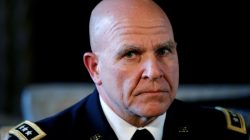 FILE PHOTO - Newly named National Security Adviser Army Lt. Gen. H.R. McMaster listens as U.S. President Donald Trump makes the announcement at his Mar-a-Lago estate in Palm Beach, Florida U.S.