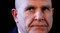 Newly appointed National Security Adviser Army Lt. Gen. H.R. McMaster listens as U.S. President Donald Trump makes the announcement at his Mar-a-Lago estate in Palm Beach, Florida U.S. February 20, 2017. REUTERS/Kevin Lamarque