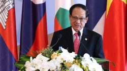 Le Luong Minh, Secretary General of the Association of Southeast Asian Nations (ASEAN) delivers a speech during the opening ceremony of the 8th Cambodia-Laos-Myanmar-Vietnam Summit (CLMV-8) and the 7th Ayeyawady-Chao Phraya-Mekong Economic Cooperation Strategy Summit (ACMECS-7), in Hanoi, Vietnam 26 October 2016. REUTERS/Luong Thai Linh/Pool