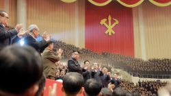 North Korean leader Kim Jong Un attends a performance held for participants of the ruling party's party meeting, December 2016. KCNA/via Reuters