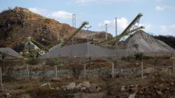 FILE PHOTO: General view of a construction site of the railroad Transnordestina in the city of Salgueiro, Pernambuco state, northeast of Brazil, October 26, 2016. REUTERS/Ueslei Marcelino