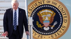 U.S. President Donald Trump arrives at the Leonardo da Vinci-Fiumicino Airport in Rome, Italy, May 23, 2017. REUTERS/Remo Casilli