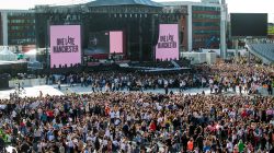 General view during the One Love Manchester benefit concert for the victims of the Manchester Arena terror attack at Emirates Old Trafford, Manchester, Britain, June 4, 2016. REUTERS/Danny