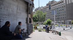 Members of Iranian forces take position during an attack on the Iranian parliament in central Tehran, Iran, June 7, 2017. Omid Vahabzadeh/TIMA