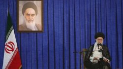 FILE PHOTO: Iran's Supreme Leader Ayatollah Ali Khamenei delivers a speech in Tehran, Iran, June 4, 2017. TIMA via REUTERS