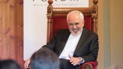 Iran's Foreign Minister Mohammad Javad Zarif smiles during the opening of the Oslo Forum at Losby Gods outside Oslo, Norway June 13, 2017. NTB Scanpix/Hakon Mosvold Larsen via REUTERS