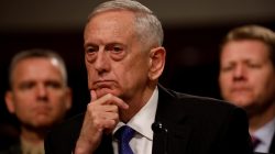 U.S. Defense Secretary James Mattis testifies before the Senate Armed Services Committee on Capitol Hill in Washington, D.C., U.S., June 13, 2017. REUTERS/Aaron P. Bernstein