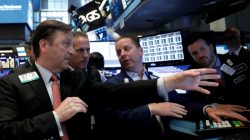 Traders work on the floor of the New York Stock Exchange (NYSE) in New York, U.S., June 2, 2017.