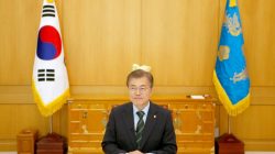 South Korean President Moon Jae-in attends an interview with Reuters at the Presidential Blue House in Seoul, South Korea, June 22, 2017. REUTERS/Kim Hong-Ji