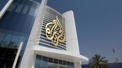 The Al Jazeera Media Network logo is seen on its headquarters building in Doha, Qatar June 8, 2017. REUTERS/Naseem Zeitoon - RTX39N4R