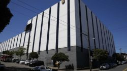 A police patrol car blocks a street outside a United Parcel Service (UPS) facility after a shooting incident was reported in San Francisco, California, U.S. June 14, 2017. REUTERS/Stephen Lam