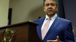 German Foreign Minister Sigmar Gabriel speaks during a news conference in Ankara, Turkey, June 5, 2017.