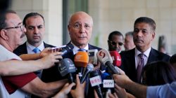 United Nations Deputy Special Envoy for Syria Ramzy Ezzeldin Ramzy talks to press in Damascus, Syria July 8, 2017. REUTERS/Omar Sanadiki