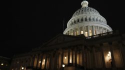 The U.S. Capitol building is seen before U.S. President Barack Obama delivers his State of the Union address in front of the U.S. Congress, on Capitol Hill in Washington January 28, 2014. REUTERS/Jim Bourg
